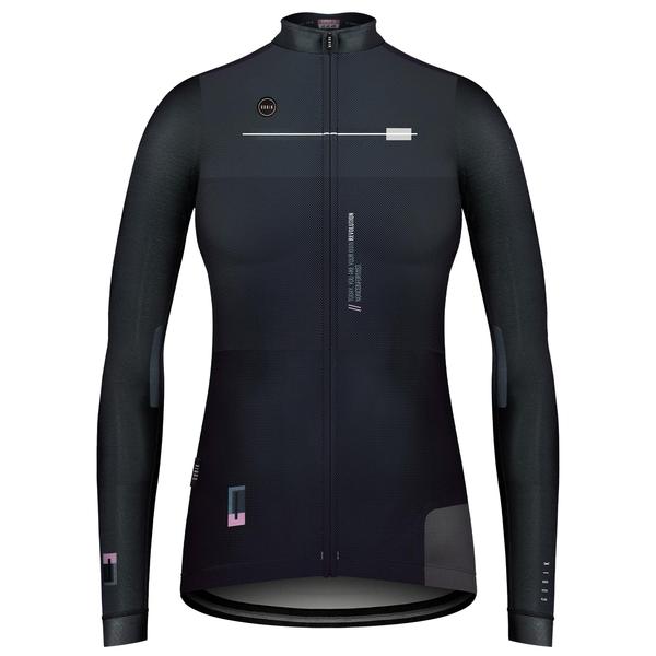Gobik Maillot Manga Larga Mujer Cobble Dark Coal