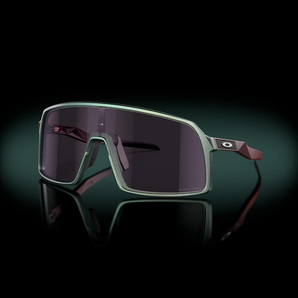 Oakley Sutro Verve Collection Prizm Grey, Verve Matte Silver/Blue Colors