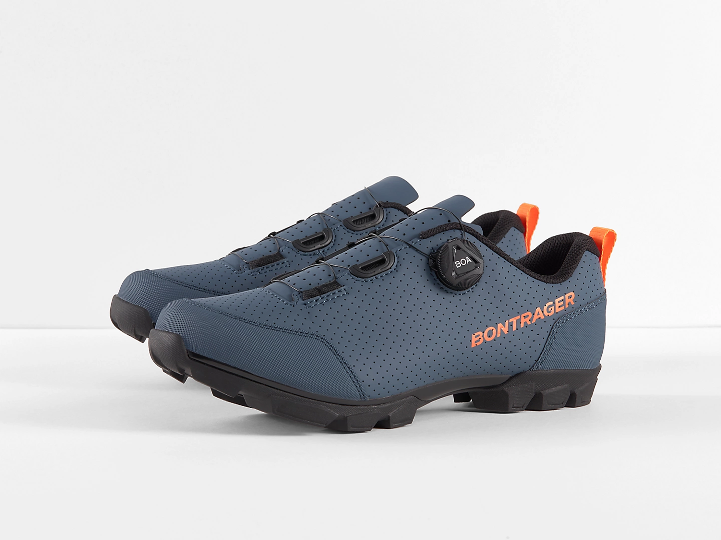 Bontrager Zapatillas de ciclismo Evoke Montaña Battleship/Naranja - Imagen 4