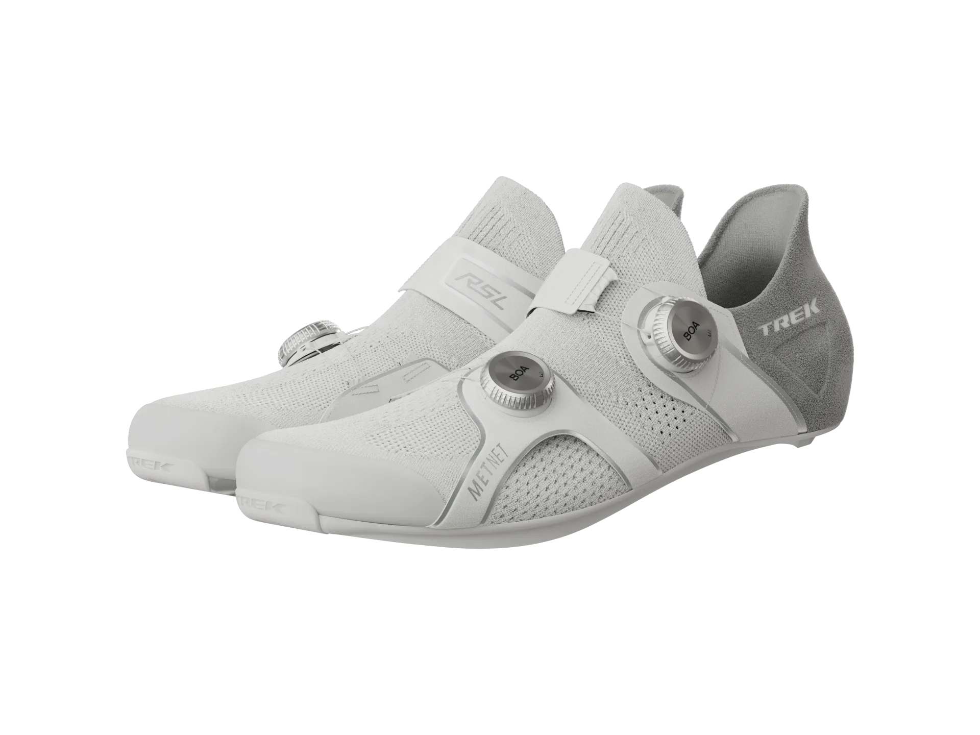Trek Zapatillas Carretera RSL Knit Blanco/Plata - Imagen 4