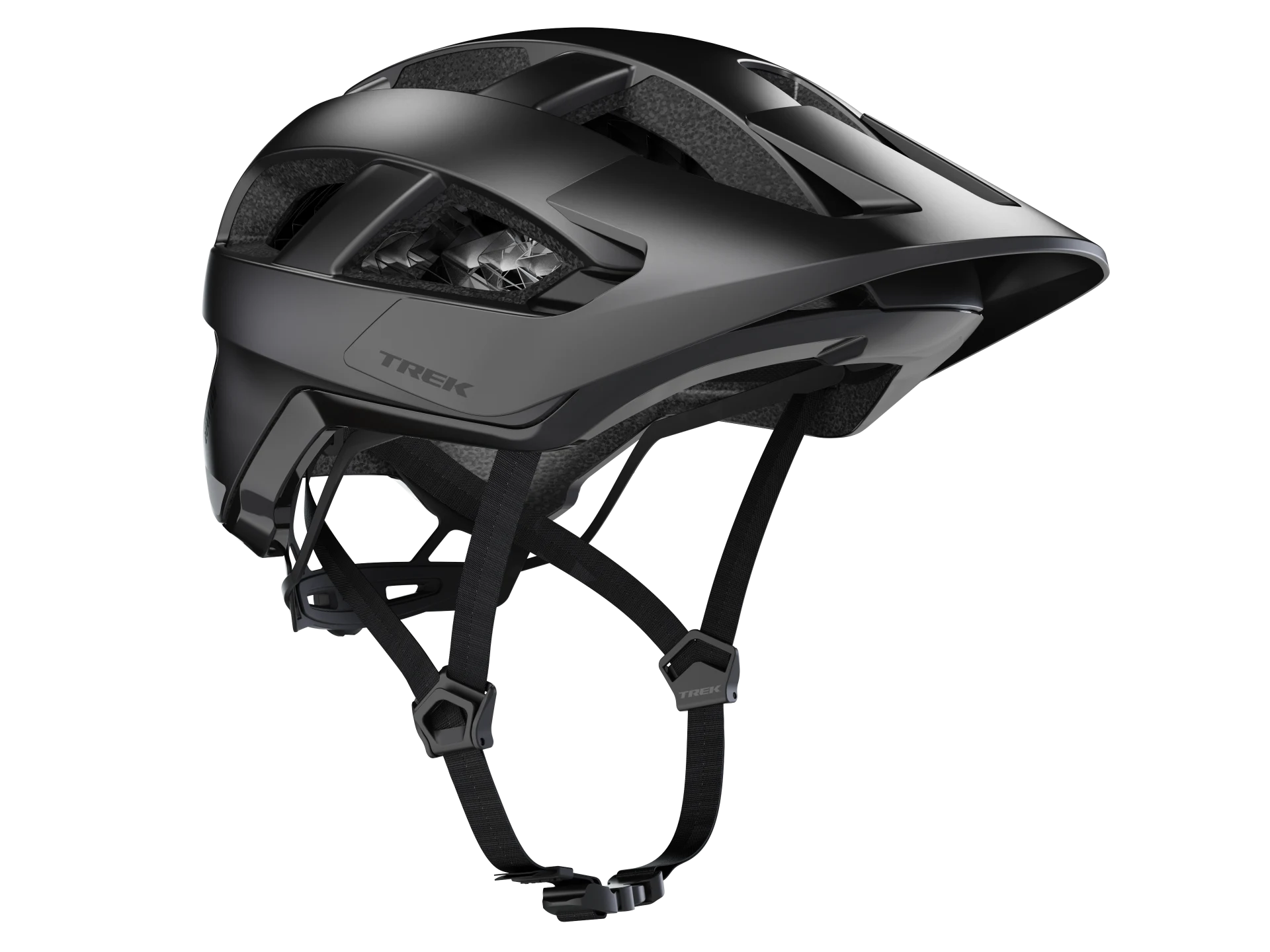 Trek Casco de montaña Quantum WaveCel Negro