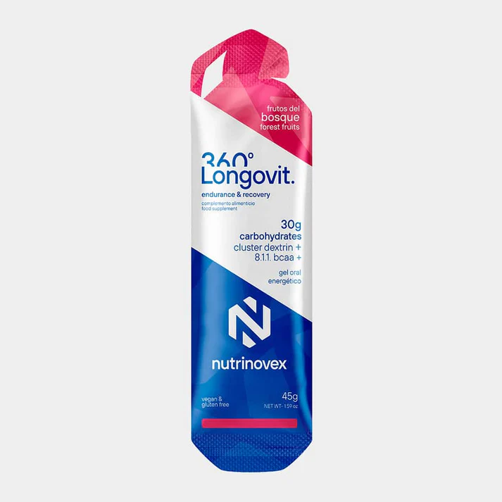 Nutrinovex Longovit 360 Gel · 30g CHO 40 Gramos