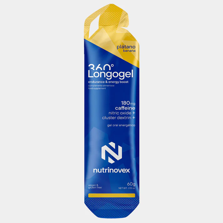 Nutrinovex LongoGel Cafeína Gel 60 Gramos - Imagen 3