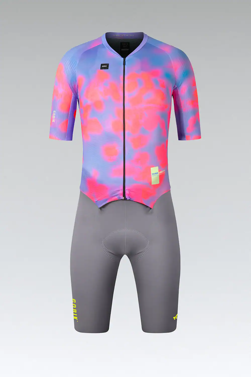 Traje de ciclismo Gobik Integral Madison Crisp en colores vibrantes.