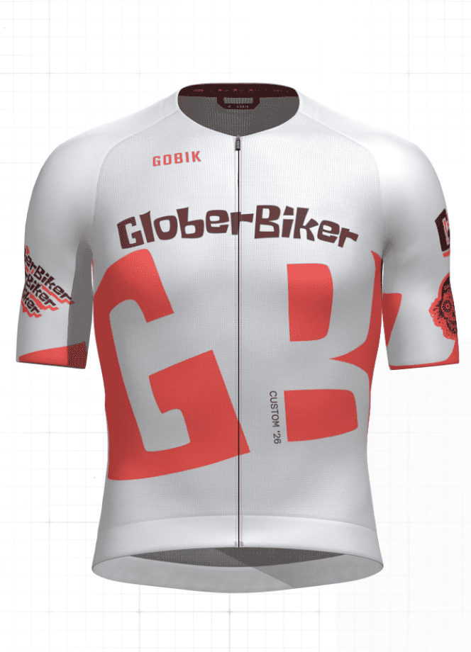 Camiseta de ciclismo GloberBiker con diseño moderno y cómodo, ideal para rutas en bicicleta y activi.
