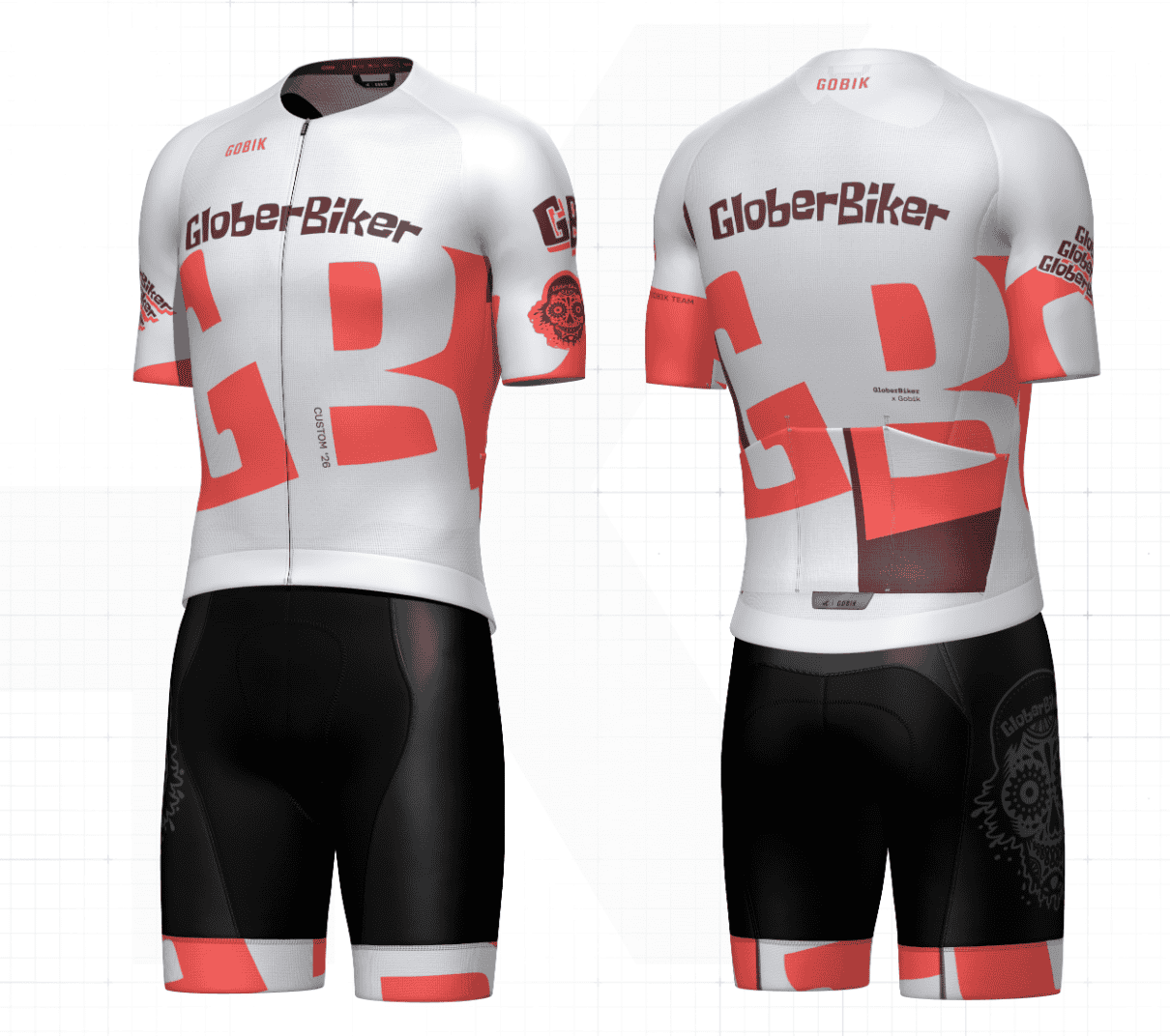 Maillot ciclismo CX Pro Globerbiker '26, ropa técnica para ciclismo de competición. Diseño aerodinám.